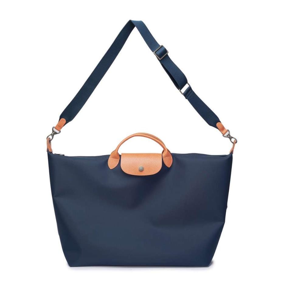 Grand sac de voyage en nylon résistant à l'eau - Bleu marine