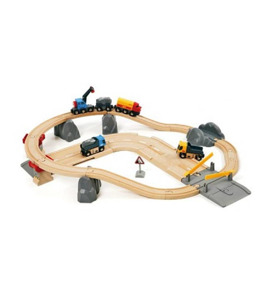 Ciruit rail route transport de roches - 33210