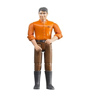 Figur – Hellhäutiger Mann mit brauner Hose – 10,7 cm