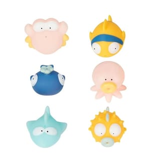 Lot de 6 Jouets de Bain Rigolo Splash - Multicolore