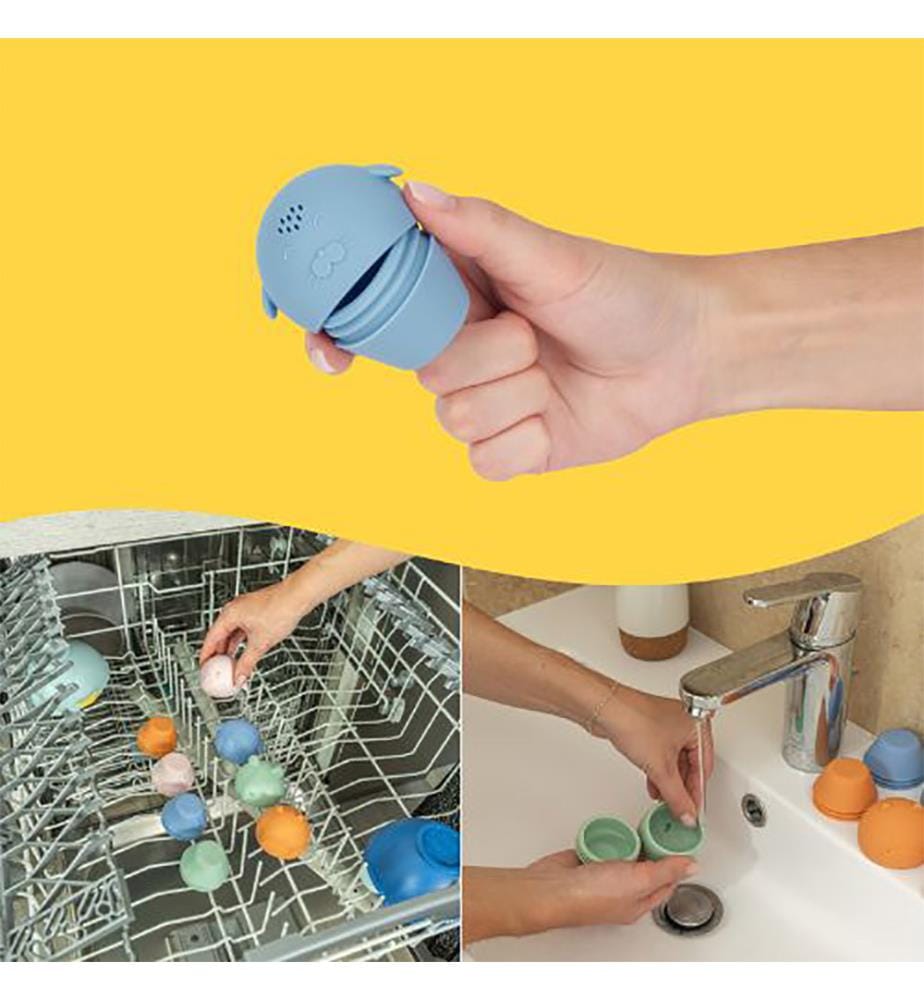 4er - Set Badesprinkler aus Silikon