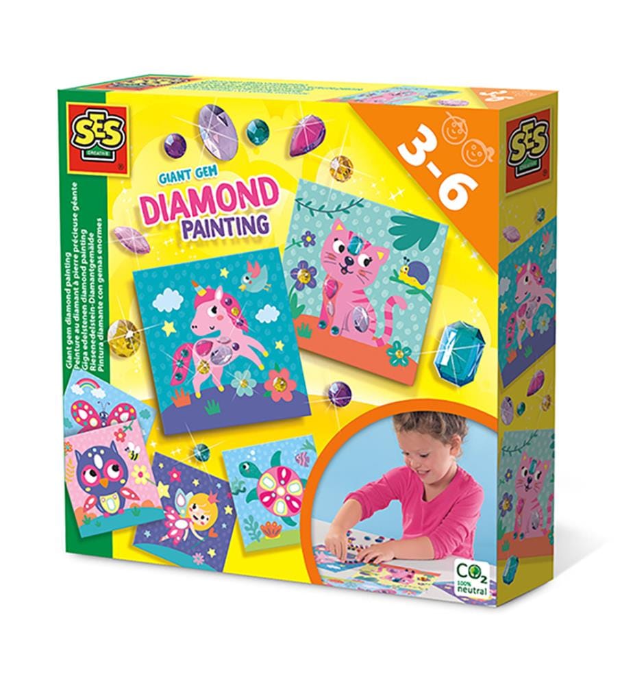 Diamant - Mosaik - Mehrfarbig