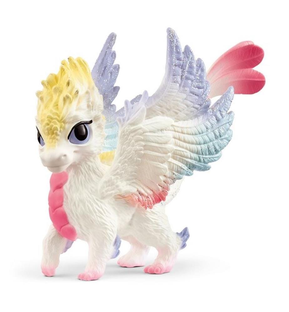 70825 - Figurine à Collectionner Bébé Dragon Arc - en - Ciel