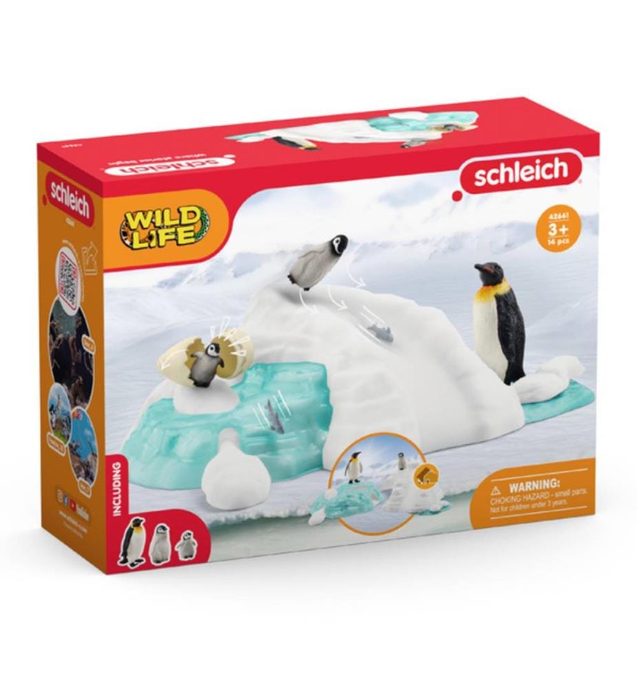 Figur – Pinguinfamilie auf dem Meereis