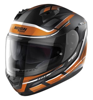 Casque Intégral N60 - 6 Lancer #63 - Noir et orange mat