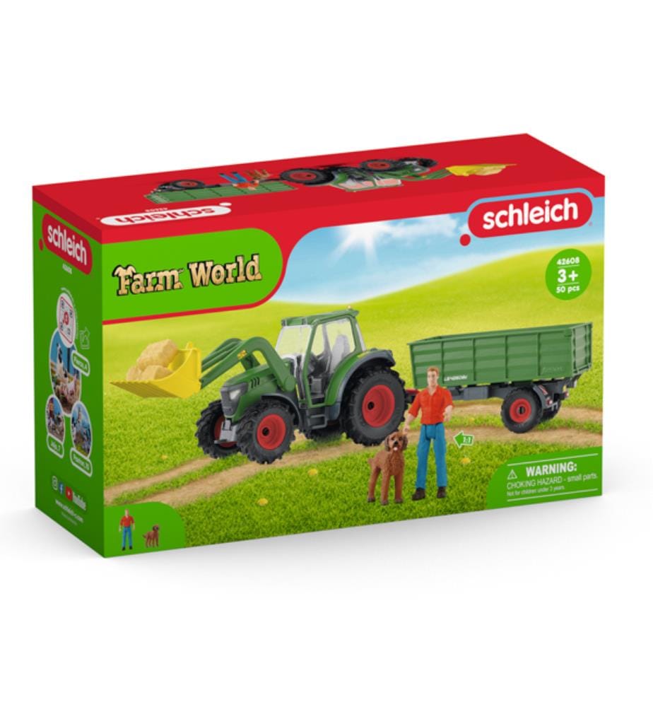 Tracteur avec remorque