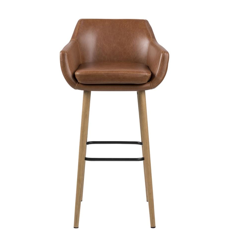 2er-Set Barstühle Nora - Braun