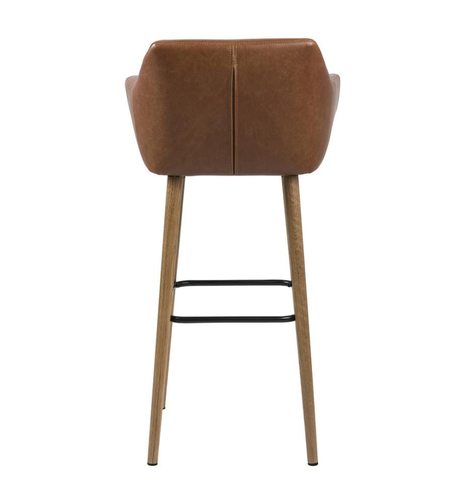 2er-Set Barstühle Nora - Braun