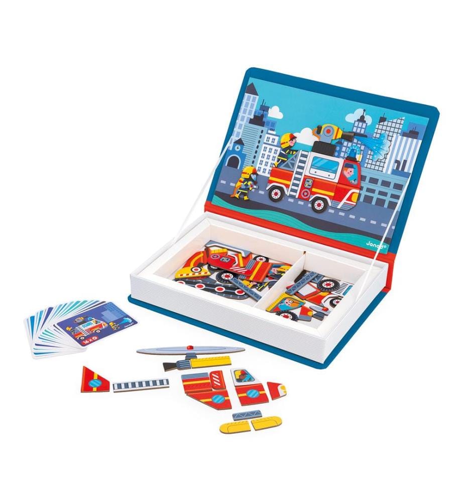 Livre magnétique Pompiers