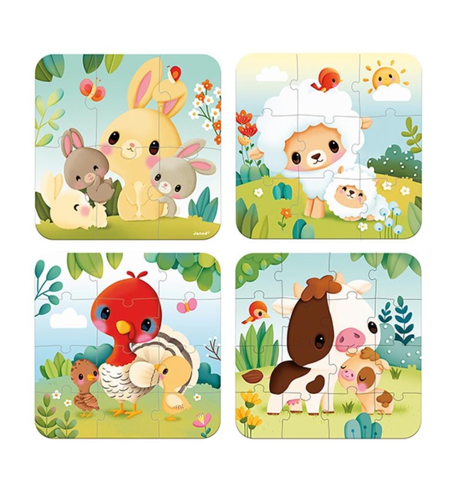Puzzle Evolutifs Ferme Animaux