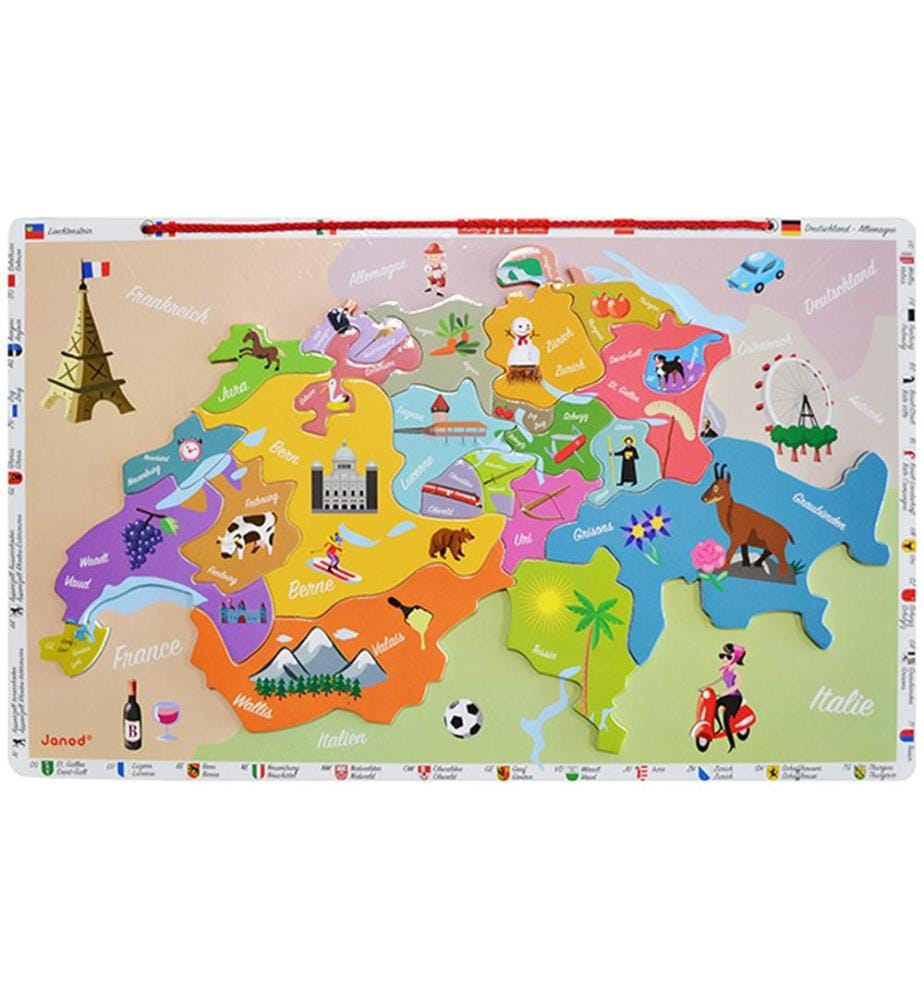 Puzzle – Carte de la Suisse