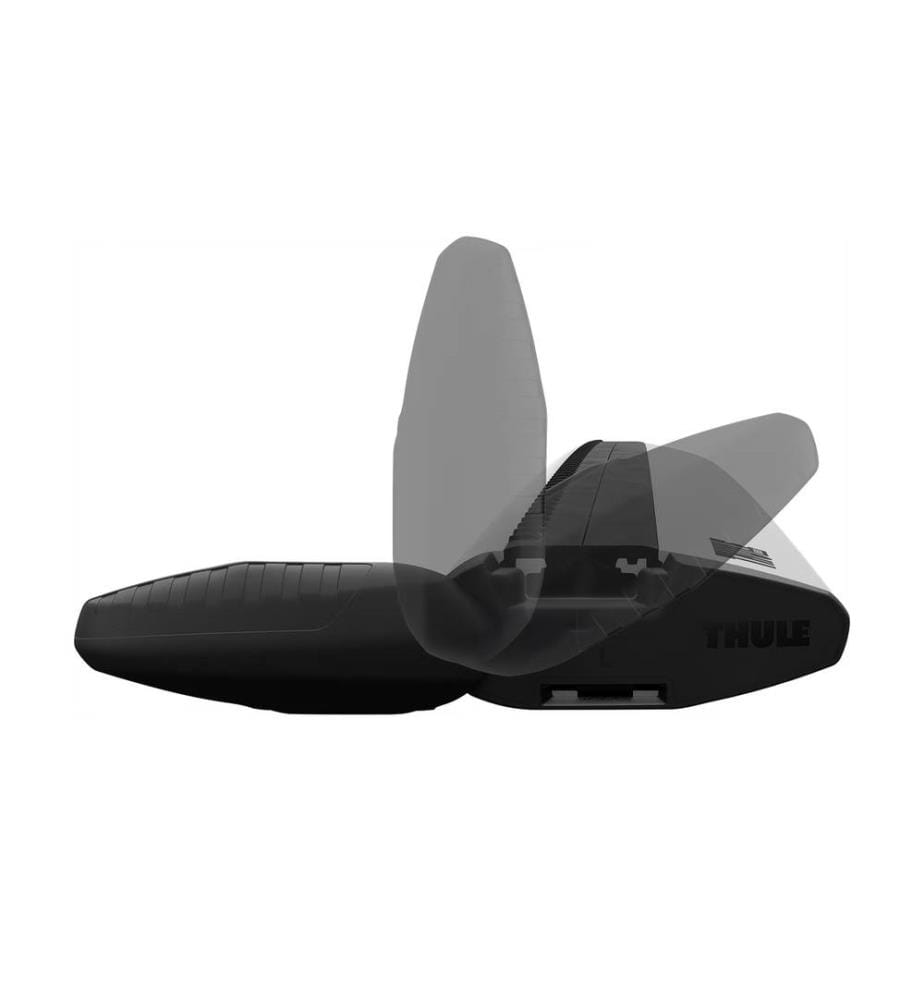 2er-Set Aluminium-Dachträger, 118 cm – Schwarz und Silber