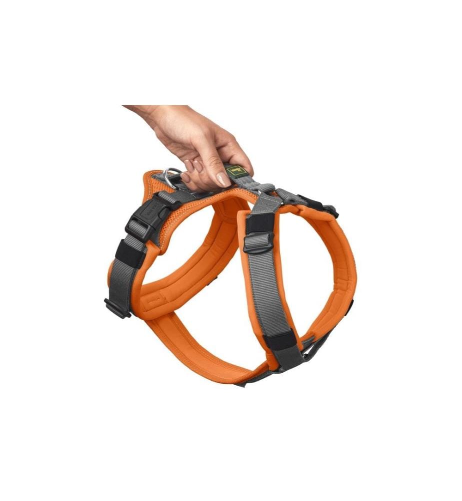 HUNTER - Geschirr Maldon UP S-M orange/grau