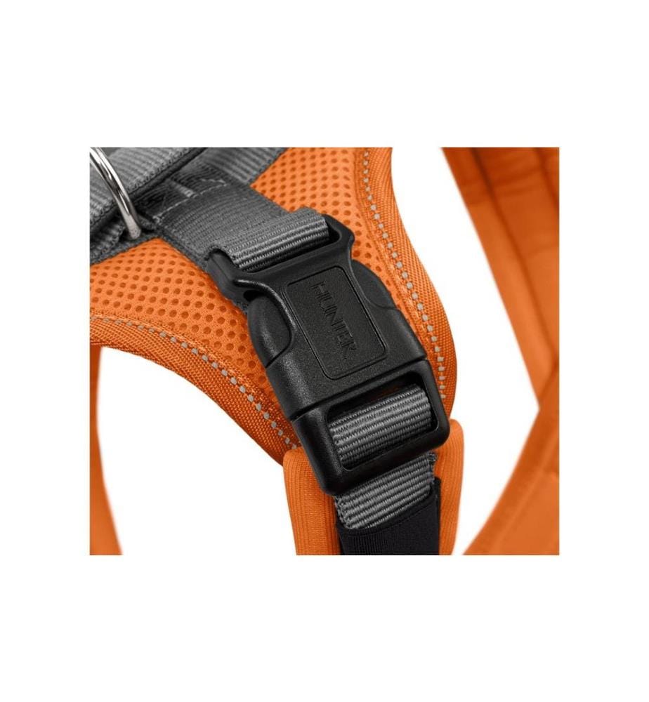 HUNTER - Geschirr Maldon UP S-M orange/grau