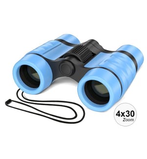 Kompaktes Fernglas Zoom 4x30 Exploria - Blau