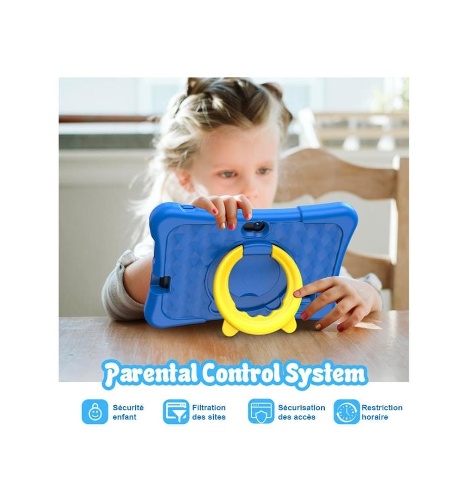 Tablette enfant Android Wifi 7 pouces - Bleu