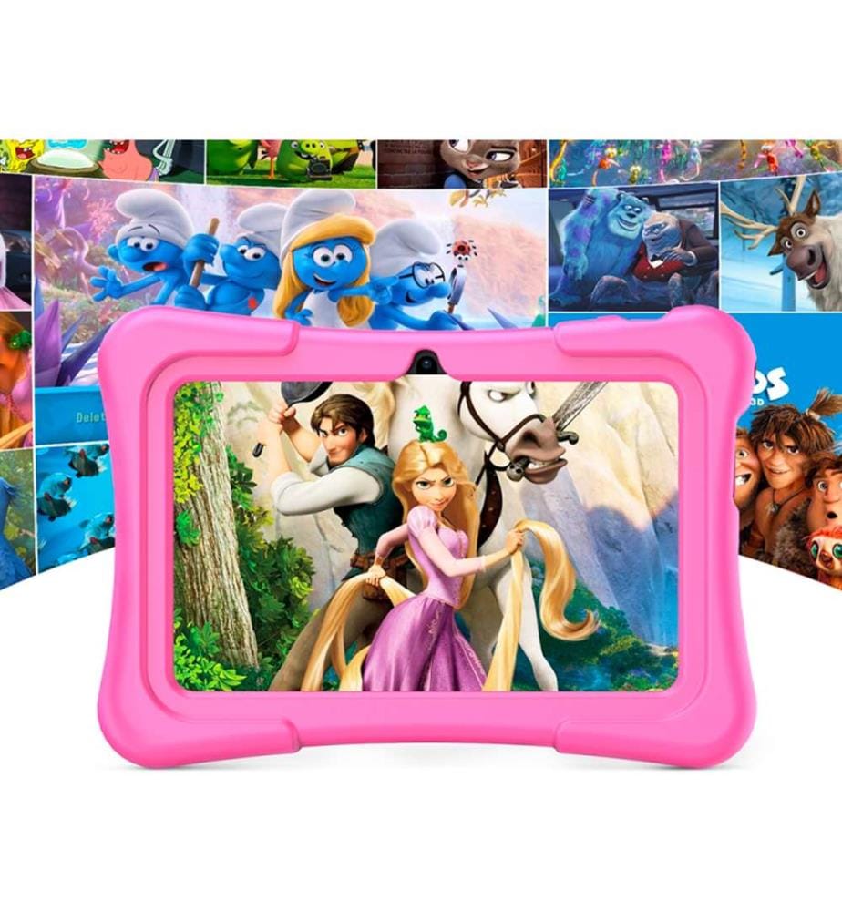 Tablette enfant Android Wifi 7 pouces - Rose