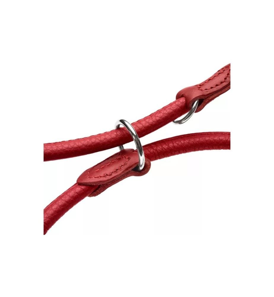 HUNTER - Laisse réglable Round & Soft Love, 0.6/200, Rouge