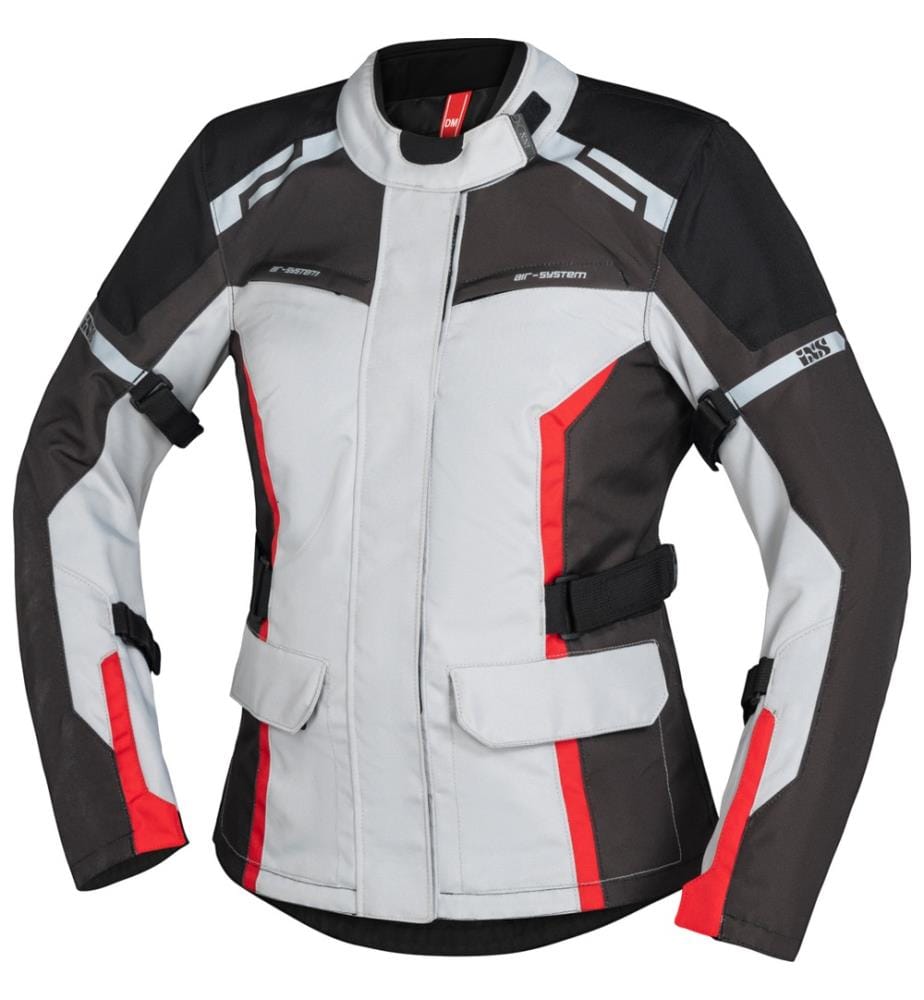 Veste Tour Evans-ST 2.0 gris clair-gris-rouge