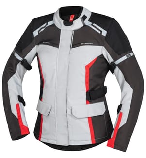 Veste Tour Evans-ST 2.0 gris clair-gris-rouge