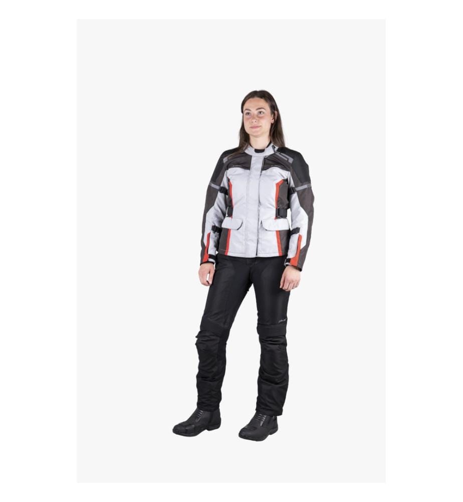 Veste Tour Evans-ST 2.0 gris clair-gris-rouge