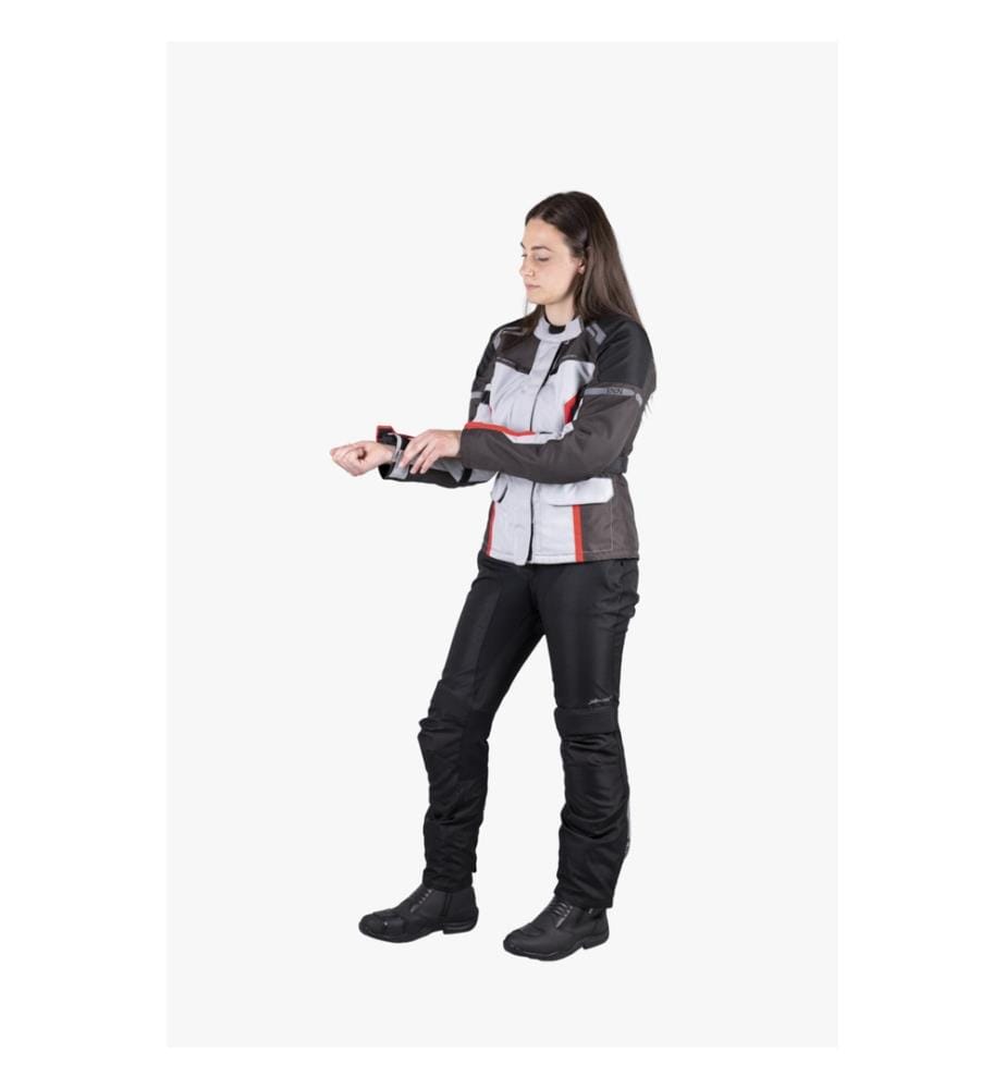 Veste Tour Evans-ST 2.0 gris clair-gris-rouge