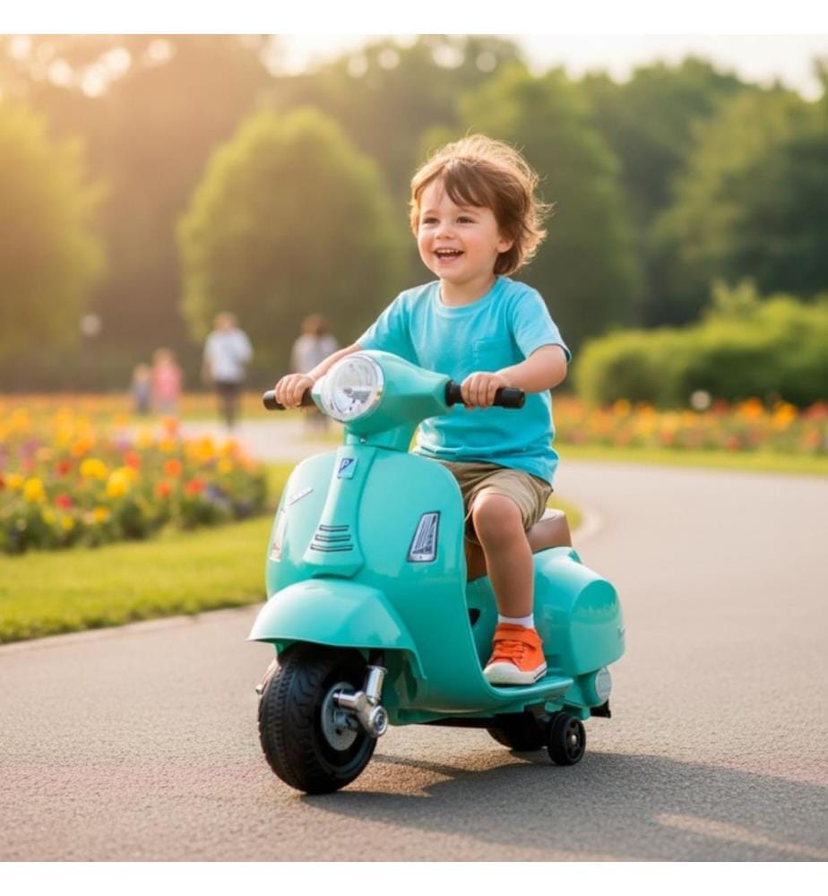 Tachan Mini Vespa 6v Azurblau