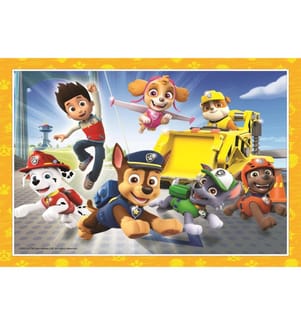 Set aus 4 Paw Patrol 4-in-1-Puzzles (2 x 20 + 2 x 60 Teile)