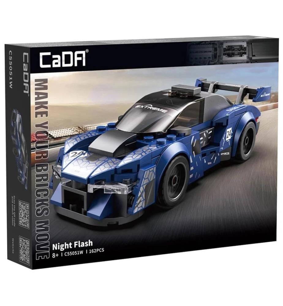 Jouet de construction CaDA Cars Night Flash    ensemble de 162 pièces