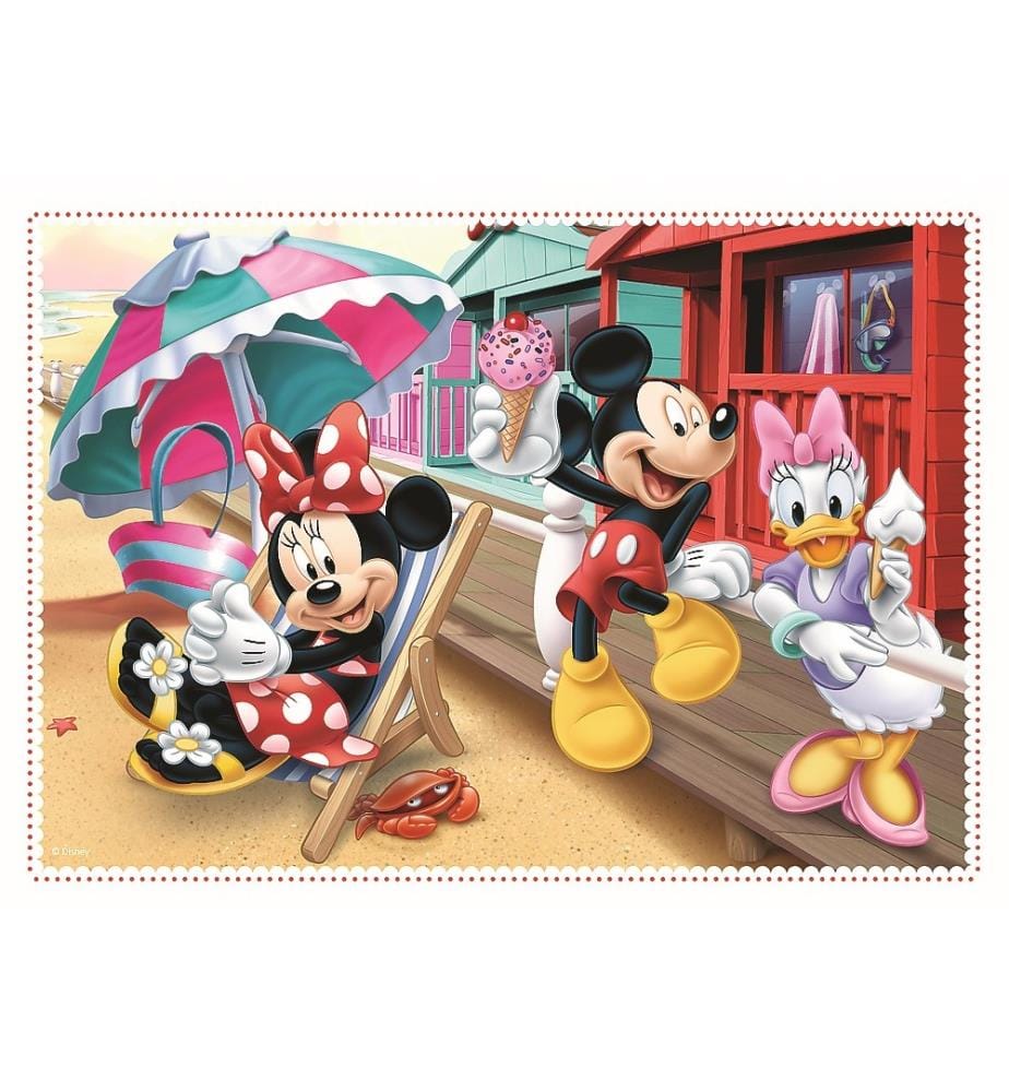 DISNEY - Minnie und ihre Freunde - 4 in 1 Puzzles - 4ANS +