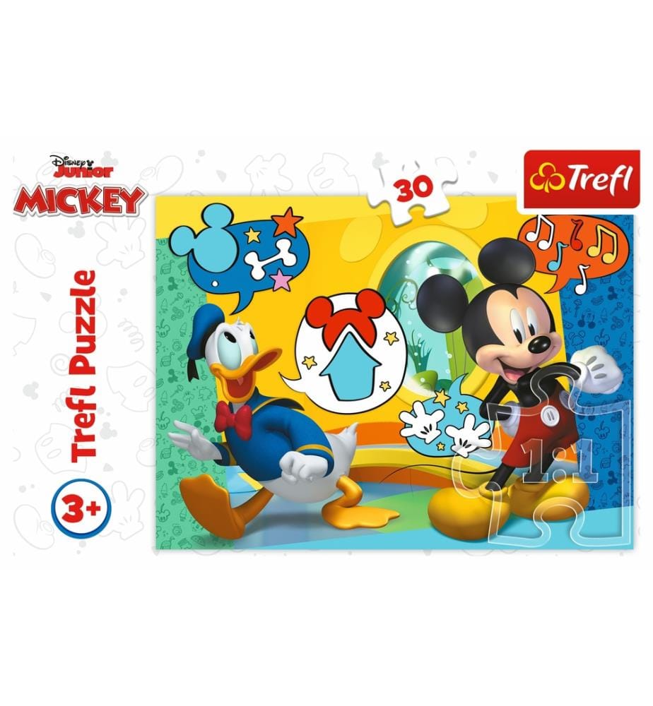 MICKEYS HAUS Mickey und sein Haus - Puzzle 30tlg - 3ANS+ - 27x20cm