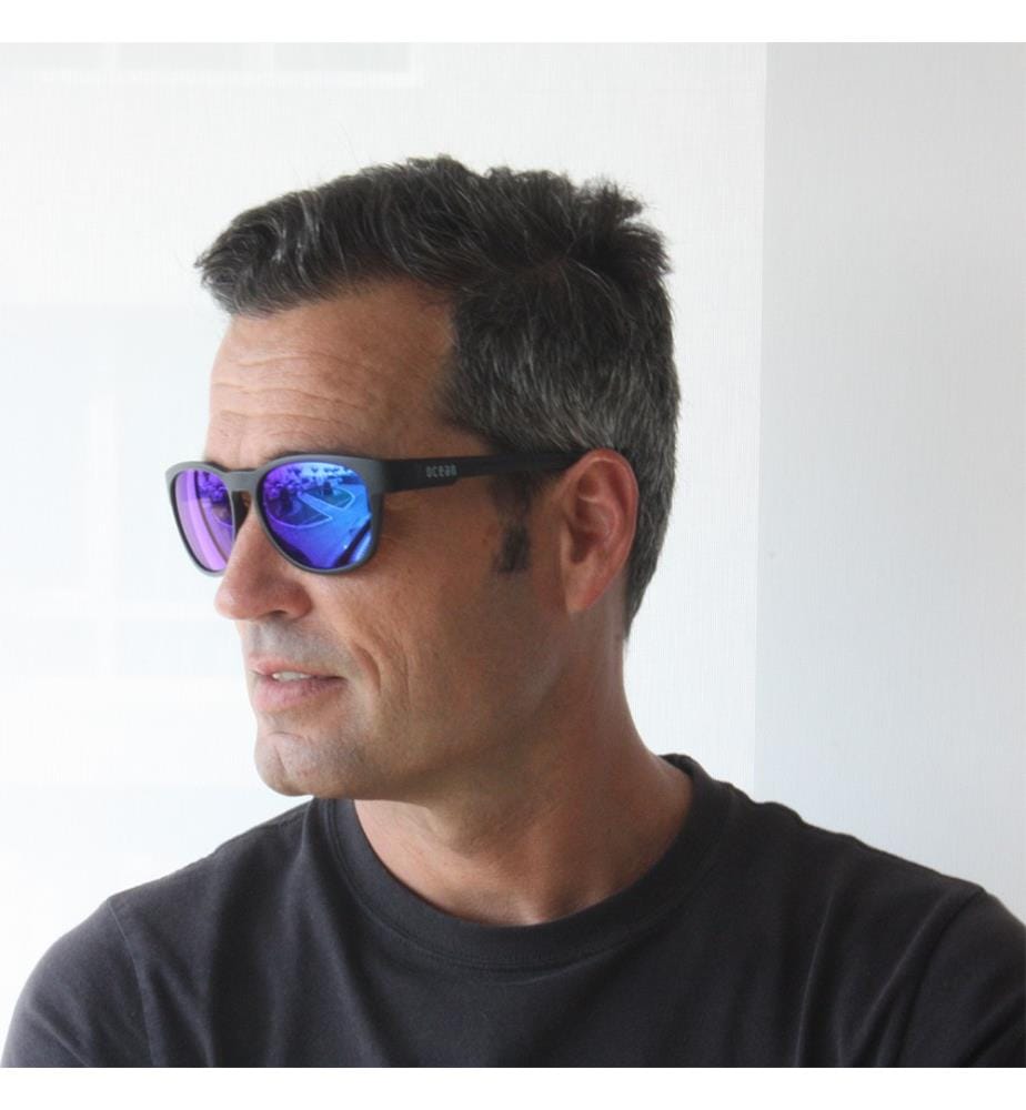Sport-Sonnenbrille London - Blau und Schwarz