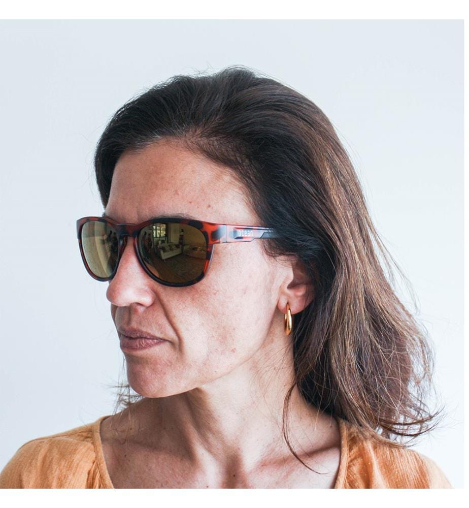 Sport-Sonnenbrille London - Schildkröte und Gold