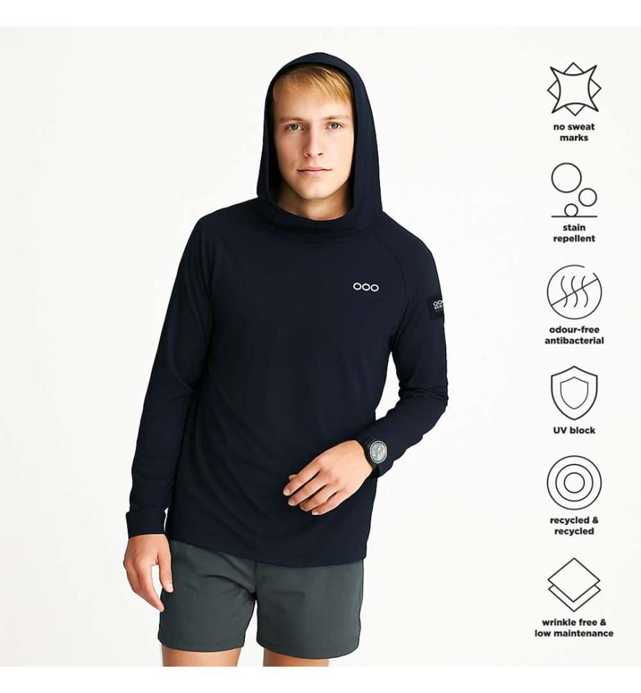 Hoodie Mont-blanc - Marineblau