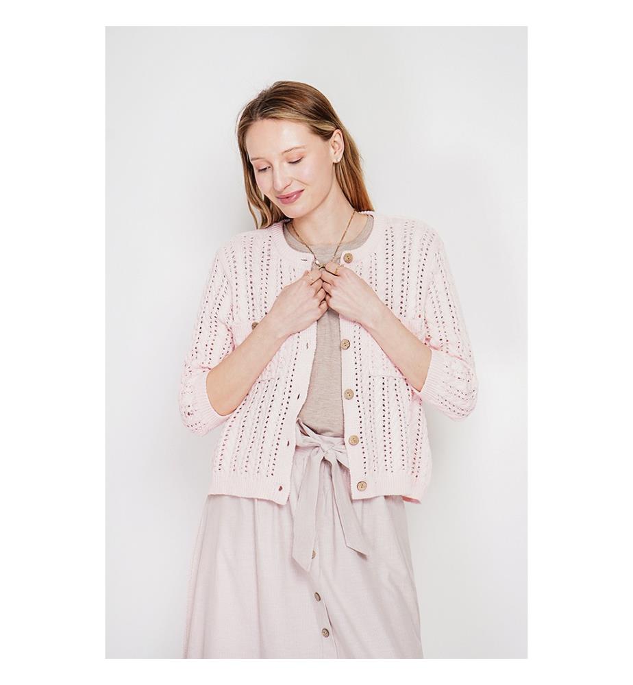 Cardigan - Rose clair