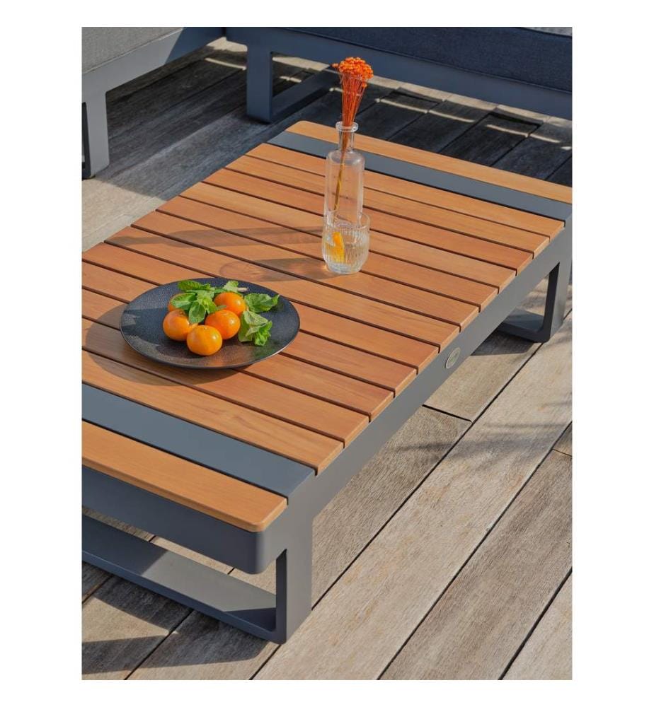 Eck-Gartenmöbel Alicante 6-Sitzer - Anthrazitgrau
