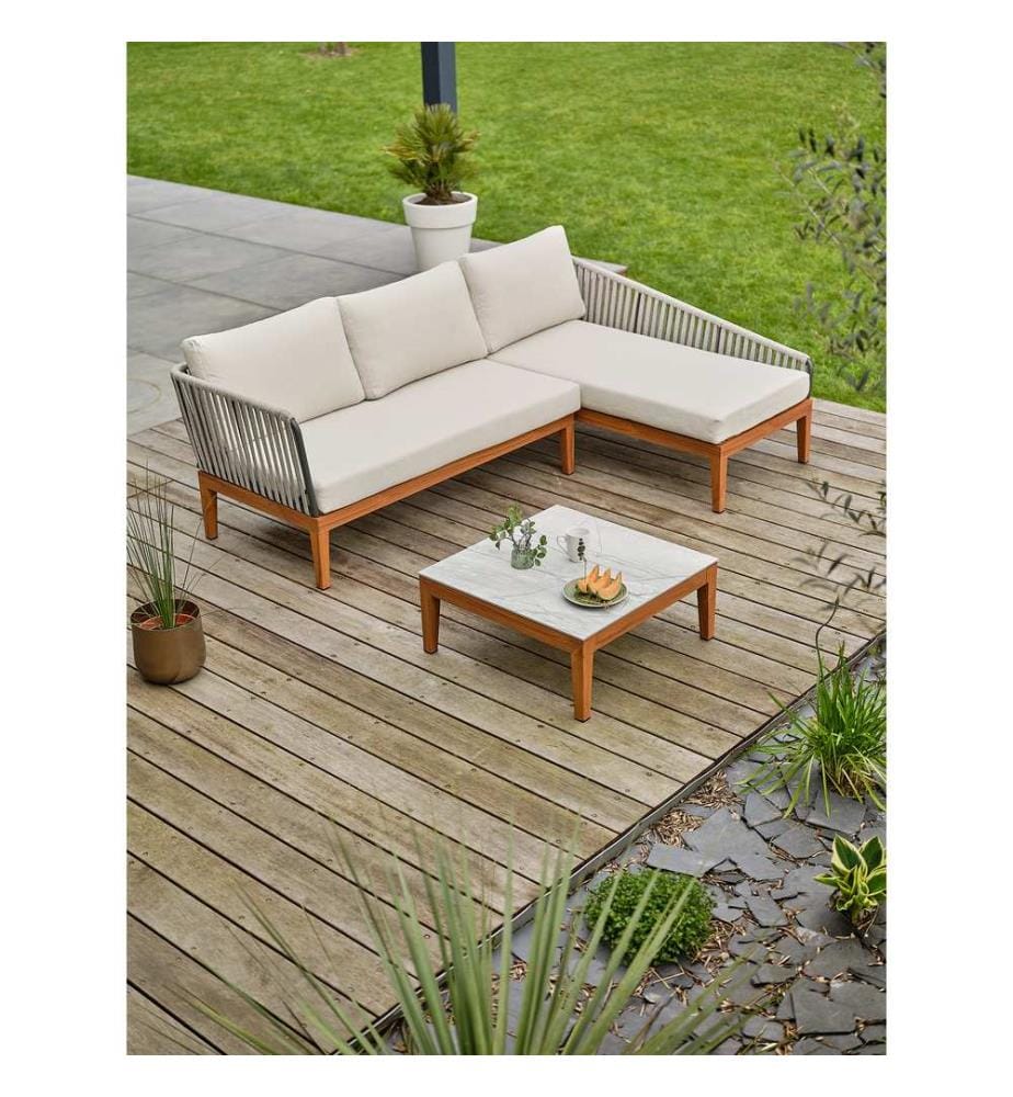 Alphi 4-Sitzer Gartenmöbel - Ecru