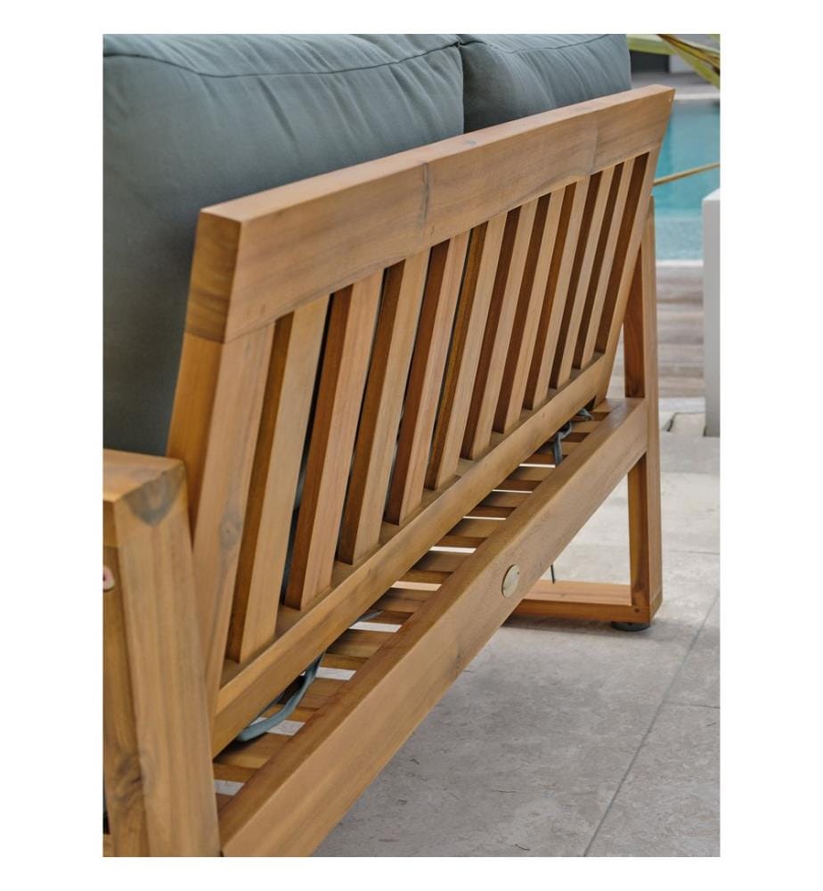 Gartenmöbel Aracaju 4-Sitzer - Olive
