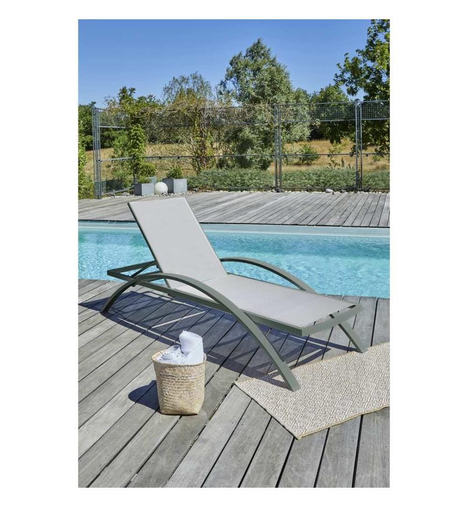 Set di 2 lettini Barcelona - Khaki