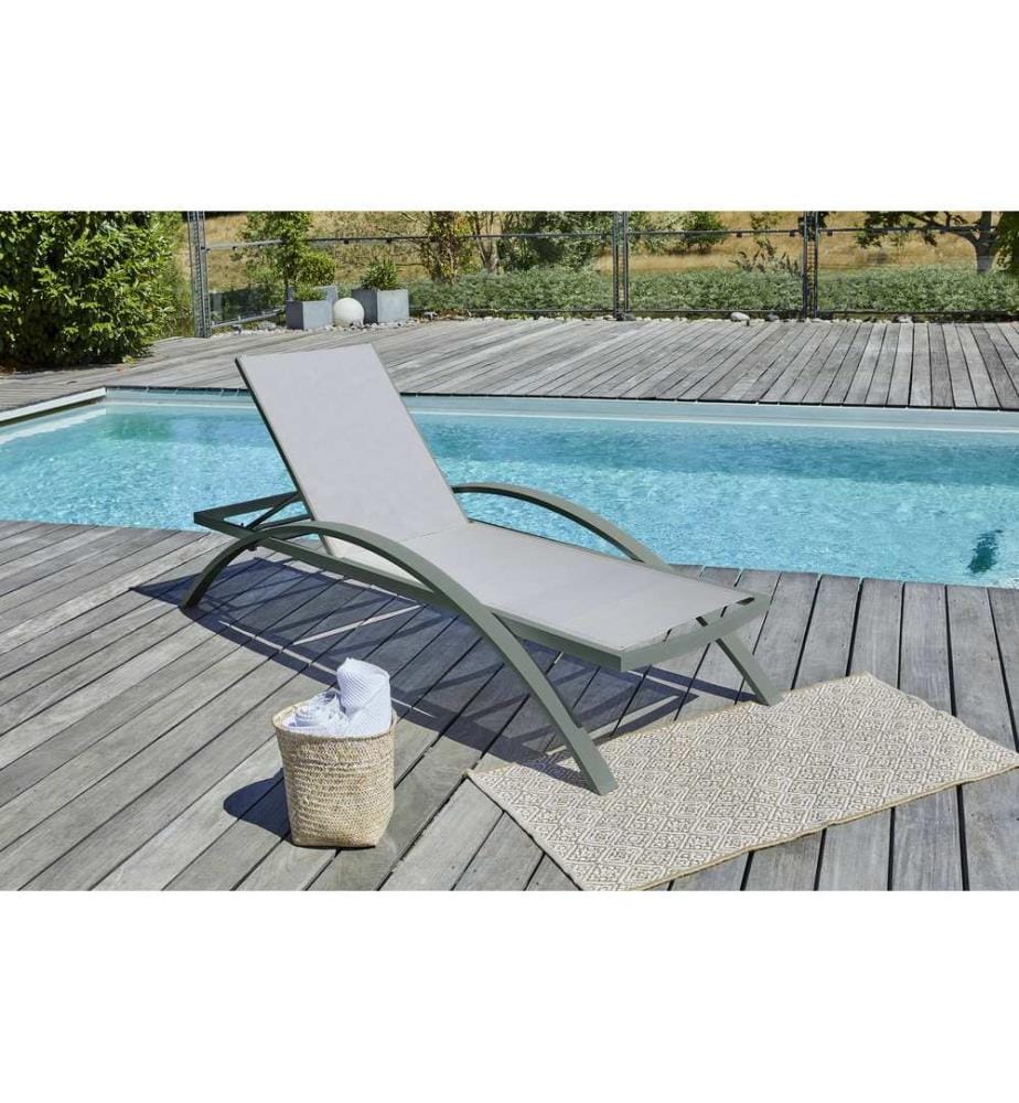 Set di 2 lettini Barcelona - Khaki