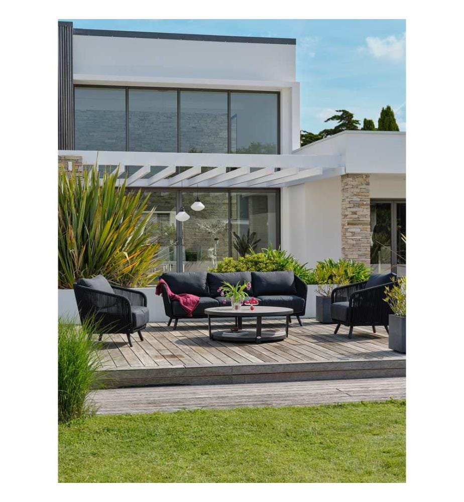Gartenmöbel Biarritz 5-Sitzer - Schwarz