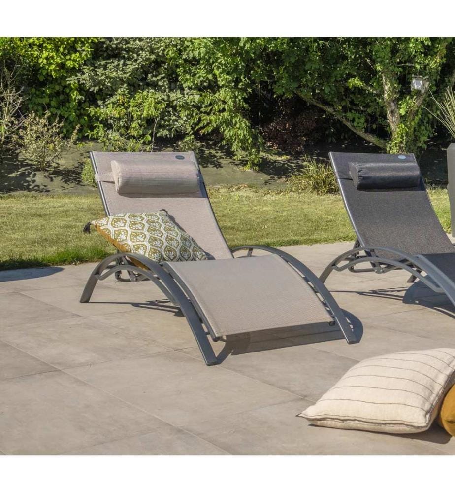 Set di 2 lettini CL76 - Grigio