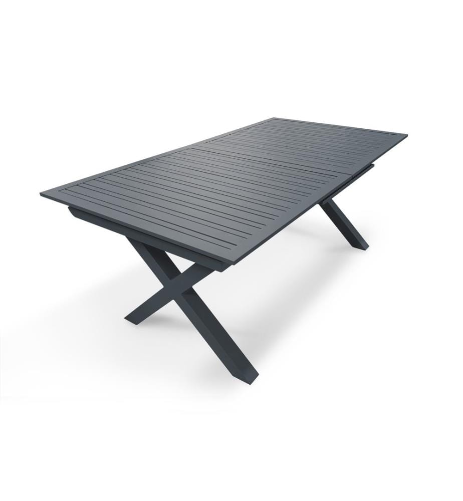Table de Jardin Floride Extensible 180/240 x 100 cm - Gris Anthracite