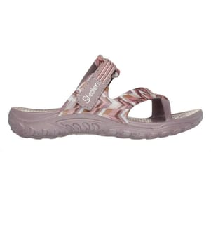 Skechers - Sandales motif/style zig-zag REGGAE - Femme