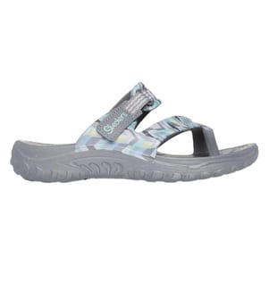 Skechers - Sandales motif/style zig-zag REGGAE - Femme