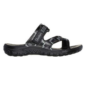 Skechers - Sandales motif/style zig-zag REGGAE - Femme