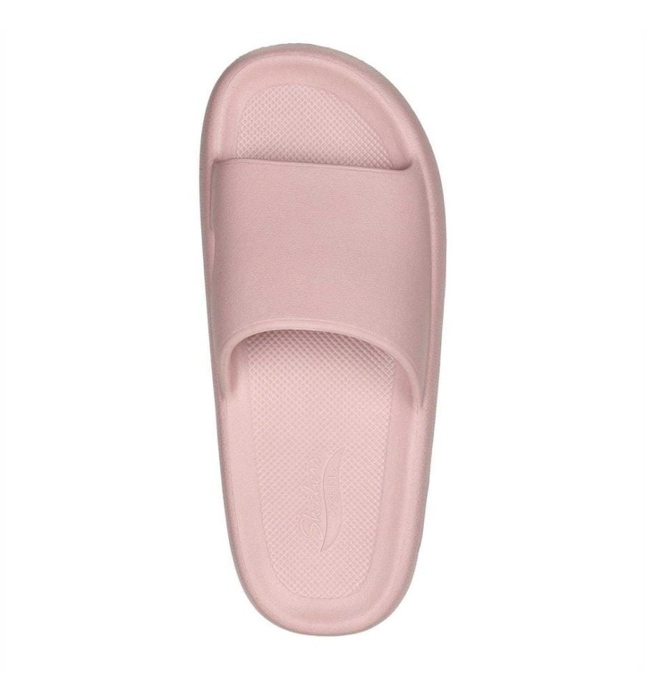 Skechers - Einzelner Riemen Badesandale für Damen, Passt über dem Spann, Flach