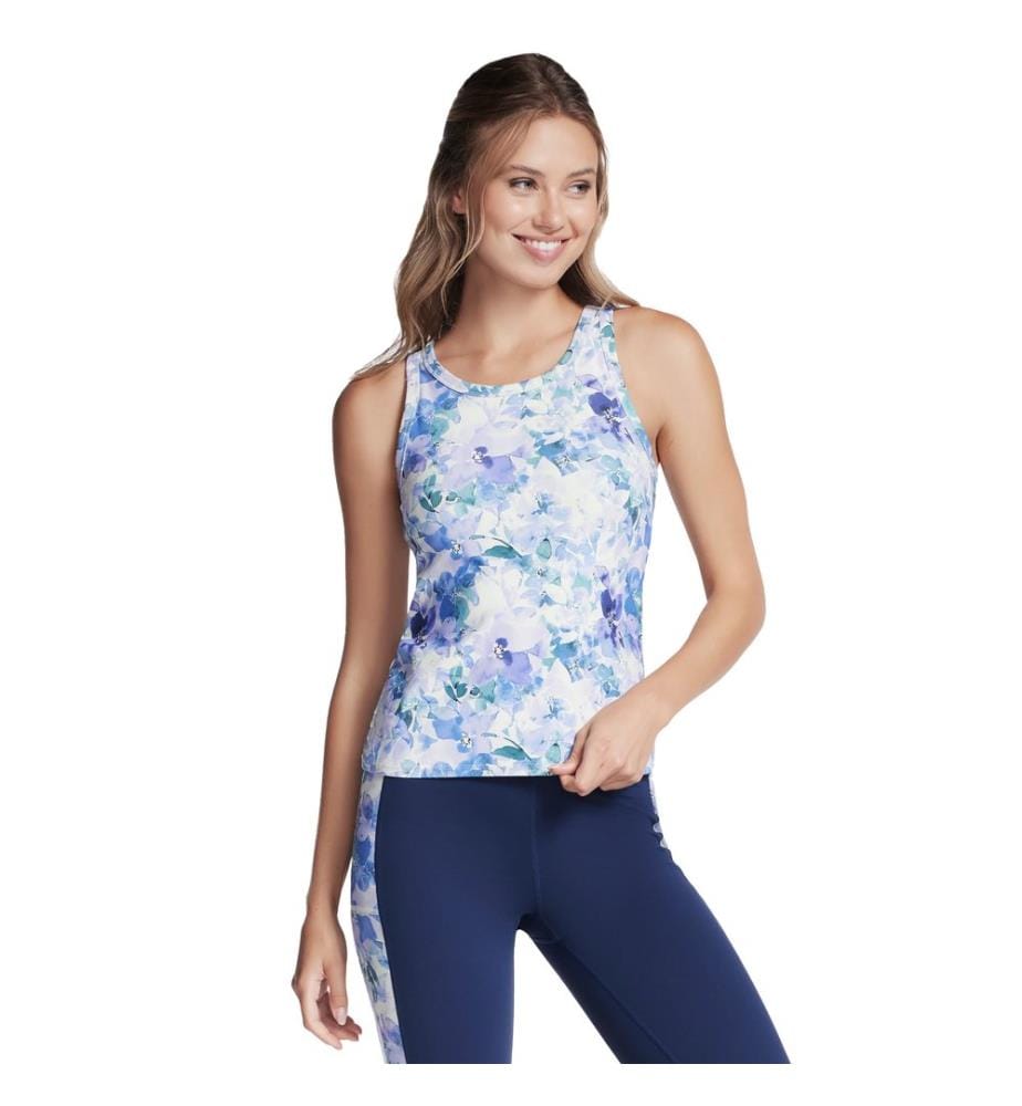Skechers Womens/Ladies GoWalk Seascape Floral Tank Top