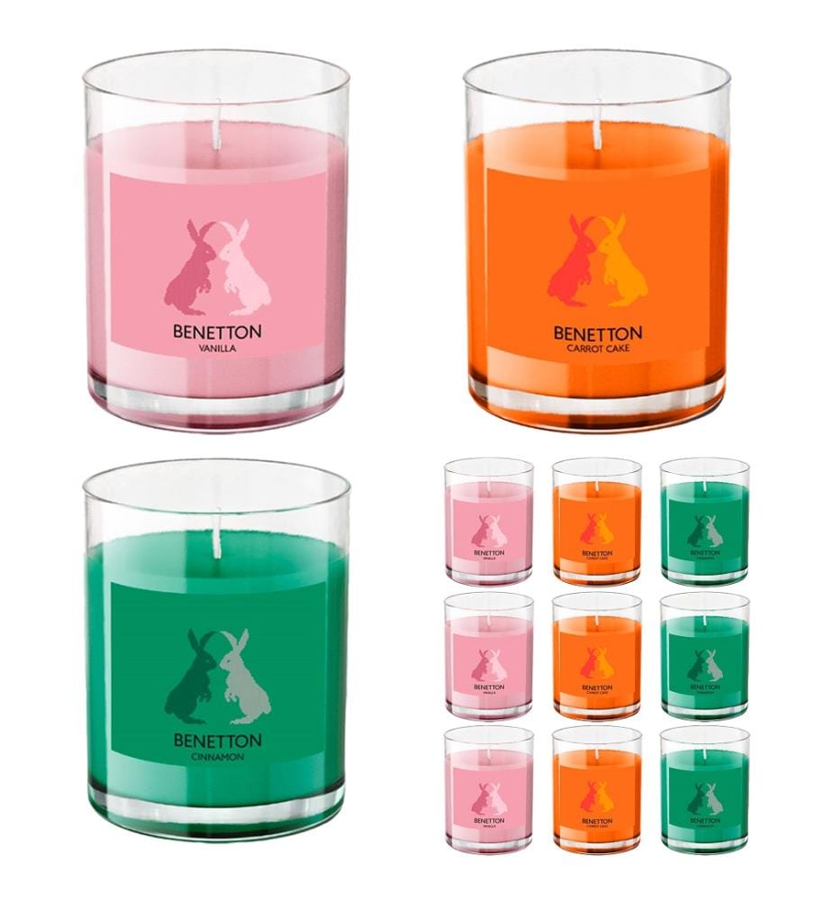 Lot de 12 Bougies - Gâteau aux Carottes, Vanille et Cannelle