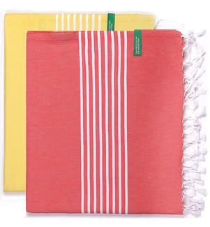 Set of 2 Bath Towels, 80 x 165 cm